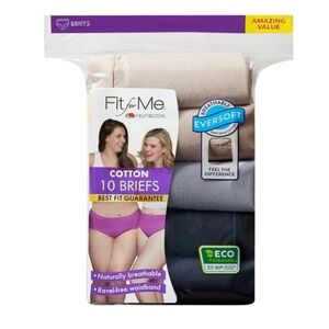 Fruit of the Loom Fit for me Plus Size Cotton Briefs